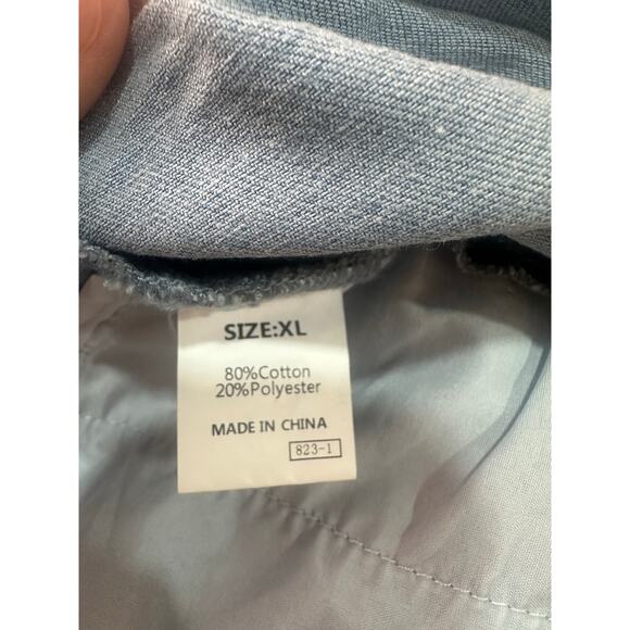 Dokotoo Women XL Oversized Denim Jacket Casual Long Sleeve Distressed Jean Shirt - Picture 10 of 11